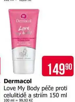 Teta Dermacol Love My Body péče proti celulitidě a striím nabídka