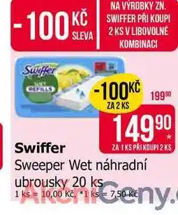 Teta Swiffer Sweeper Wet náhradní ubrousky 20 ks nabídka