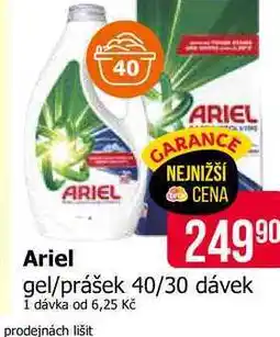 Teta Ariel gel/prášek 40/30 dávek nabídka