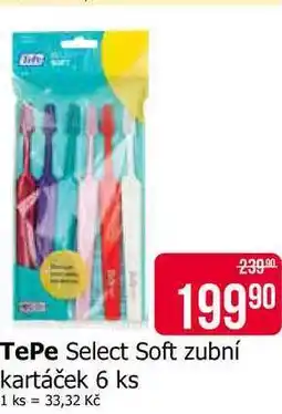 Teta TePe Select Soft zubní kartáček 6 ks nabídka