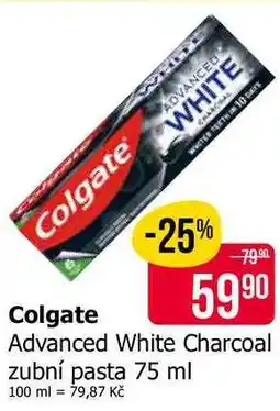Teta Colgate Advanced White Charcoal zubní pasta nabídka