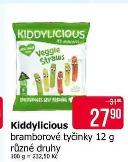 Teta Kiddylicious bramborové tyčinky nabídka