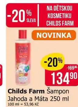 Teta Childs Farm Šampon Jahoda a Máta nabídka