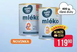 Teta Happy Mimi mléko 400 g, různé druhy nabídka