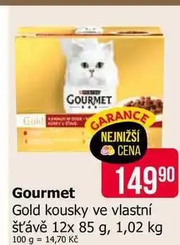 Teta Gourmet Gold kousky ve vlastní šťávě nabídka