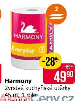 Teta Harmony 2vrstvé kuchyňské utěrky nabídka