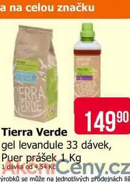 Teta Tierra Verde gel levandule 33 dávek nabídka