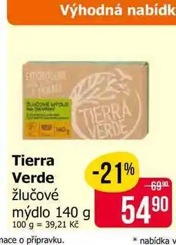 Teta Tierra Verde žlučové mýdlo nabídka