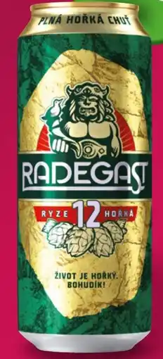 BonVeno Radegast Ryze hořká 12 nabídka