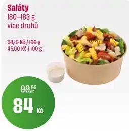 BonVeno Saláty nabídka