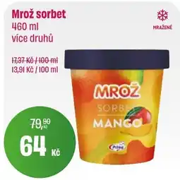 BonVeno Mrož sorbet nabídka