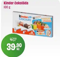 BonVeno Kinder čokoláda nabídka