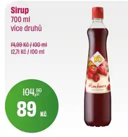 BonVeno Sirup nabídka