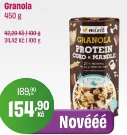 BonVeno Mixit Granola nabídka