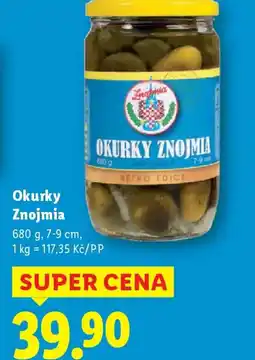 Lidl Okurky Znojmia nabídka