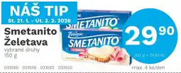 Konzum Smetanito Želetava nabídka