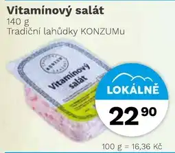 Konzum Vitamínový salát nabídka