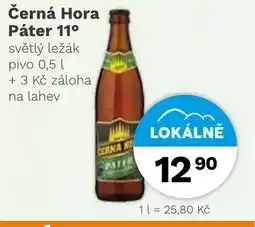 Konzum Černá Hora Páter 11° nabídka