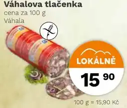 Konzum Váhalova tlačenka nabídka