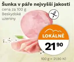 Konzum Šunka v páře nejvyšší jakosti nabídka