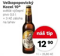 Konzum Velkopopovický Kozel 10° nabídka