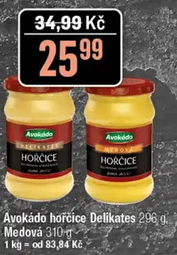 TEMPO Avokádo hořčice Delikates. Medová nabídka