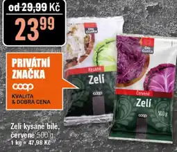 TEMPO Zelí kysané bílé, červené nabídka