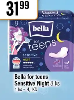 TEMPO Bella for teens Sensitive Night nabídka