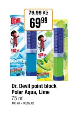 TEMPO Dr. Devil point block Polar Aqua, Lime nabídka