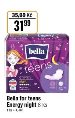 TEMPO Bella for teens Energy night nabídka