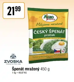 TEMPO Špenát mražený nabídka