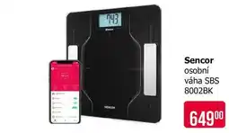 Teta Sencor osobní váha SBS 8002BK nabídka