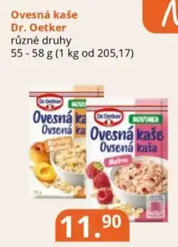 Potraviny CZ Ovesná kaše Dr. Oetker nabídka