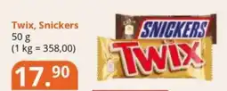 Potraviny CZ Twix, Snickers nabídka