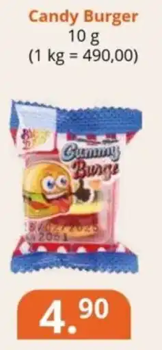 Potraviny CZ Candy Burger nabídka