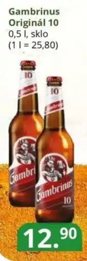Potraviny CZ Gambrinus Originál 10 nabídka