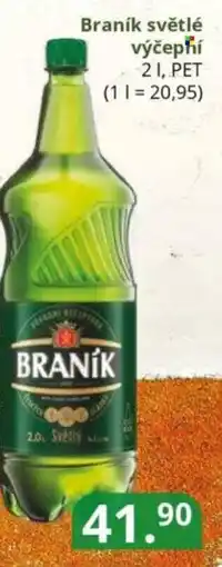 Potraviny CZ Braník světlé výčepní nabídka