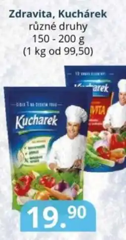 Potraviny CZ Zdravita, Kuchárek nabídka
