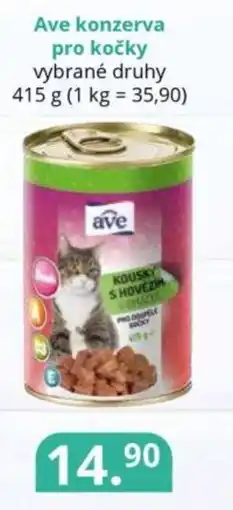 Potraviny CZ Ave konzerva pro kočky nabídka
