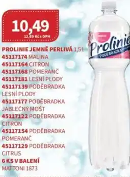 Kubík potraviny Prolinie jemně perlivá nabídka