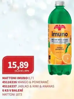 Kubík potraviny Mattoni imuno nabídka