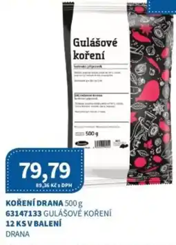 Kubík potraviny Koření drana nabídka