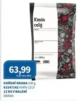 Kubík potraviny Koření drana nabídka