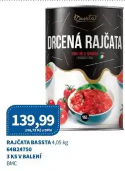 Kubík potraviny Rajčata bassta nabídka