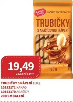 Kubík potraviny Ceská cena Trubičky s náplní nabídka