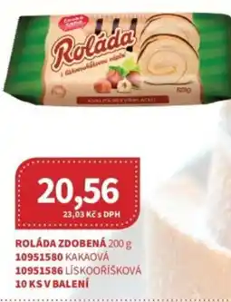 Kubík potraviny Ceská cena Roláda zdobená nabídka