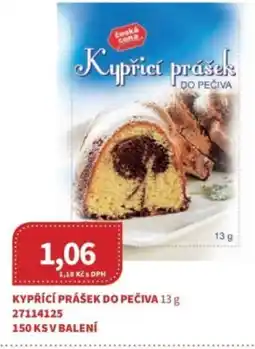 Kubík potraviny Ceská cena Kypřící prášek do pečiva nabídka