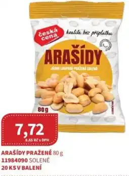 Kubík potraviny Ceská cena Arašídy pražené nabídka