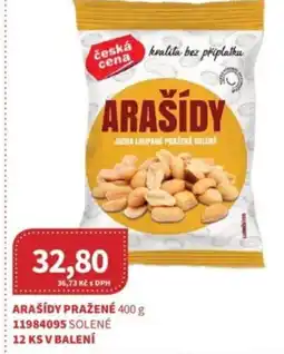 Kubík potraviny Ceská cena Arašídy pražené nabídka