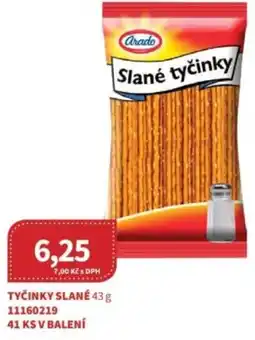 Kubík potraviny Tyčinky slané nabídka